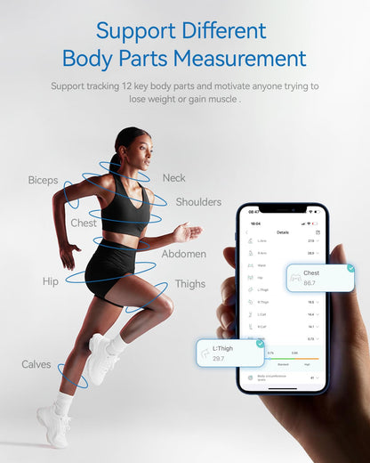 Smart Fitness Tape with App – Track Your Body Goals